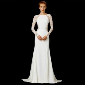 lela rose long sleeve wedding dress The Holland main image 0